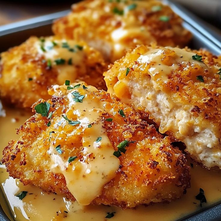 Chicken Fillet with Four Cheeses