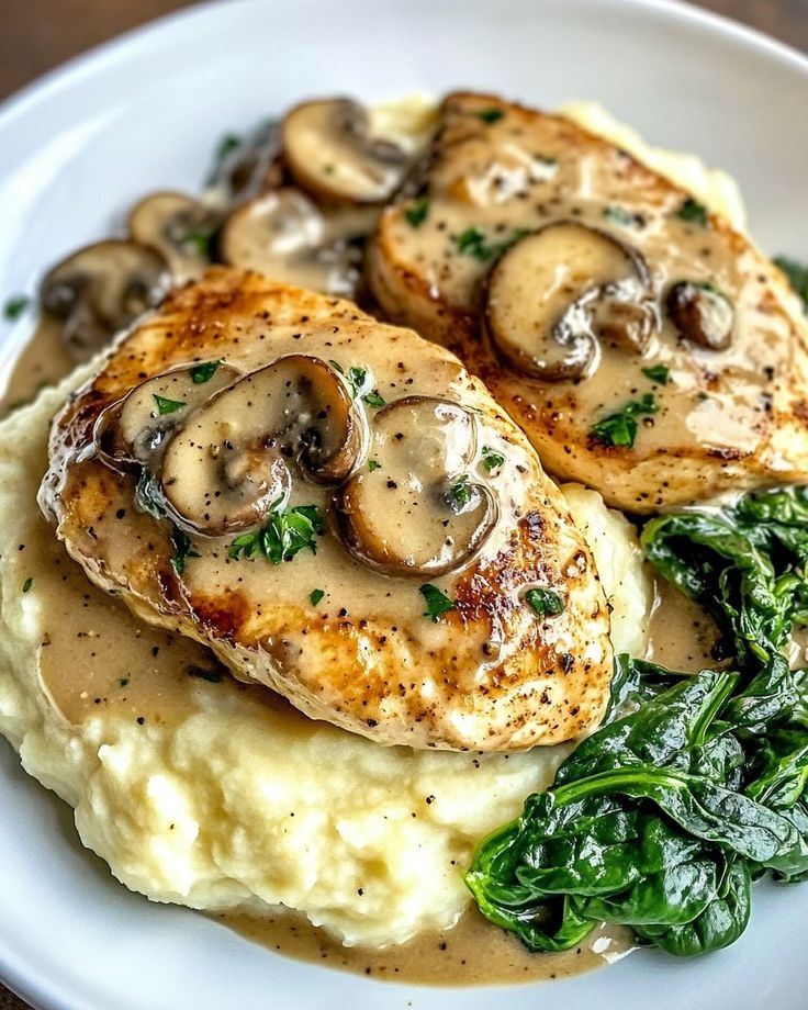 Chicken Fillet with Gorgonzola & Spinach